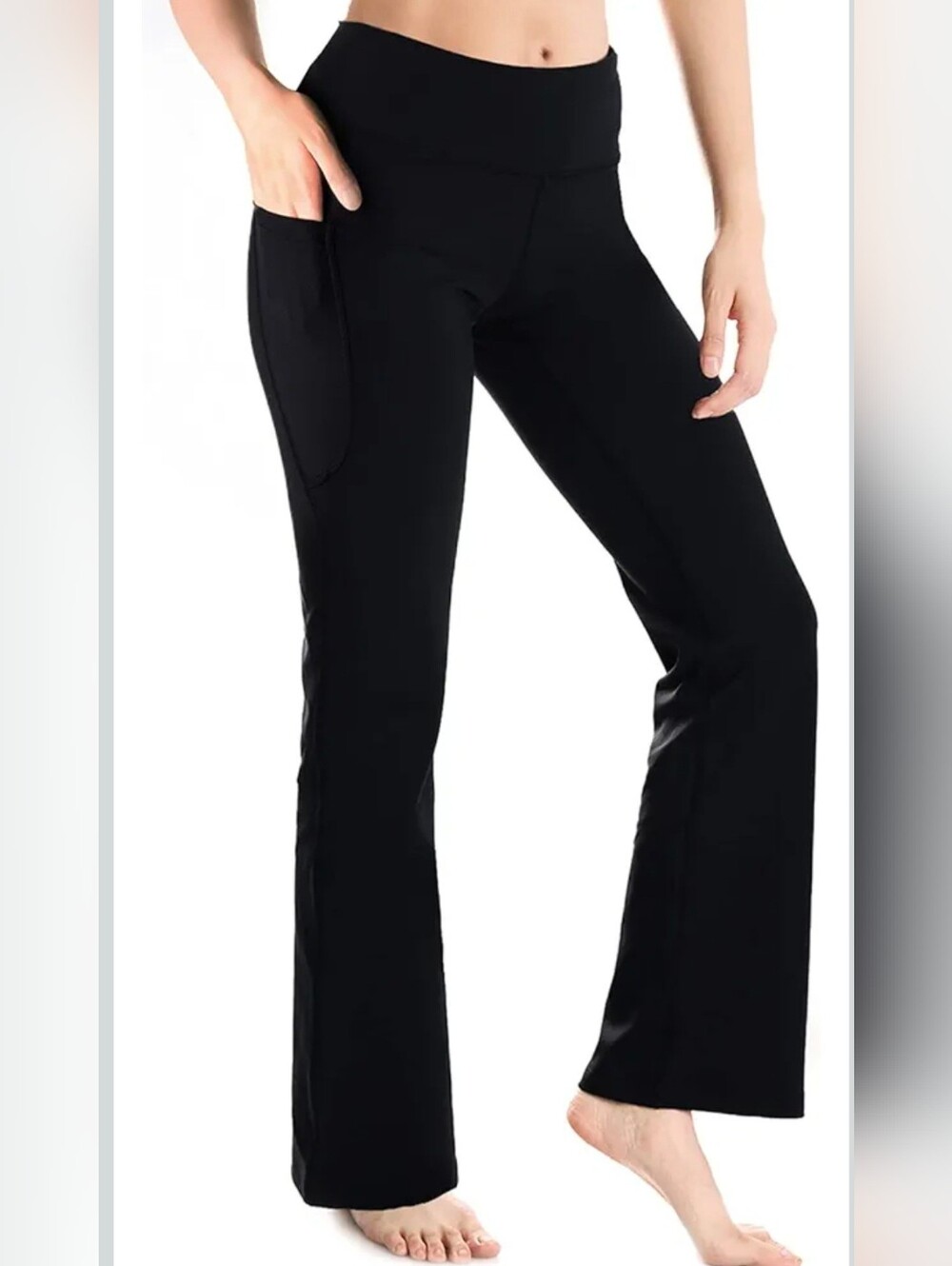 [EUC] Yogipace Petite Women's Bootcut Yoga Pants with Side Pockets Flare 2XL